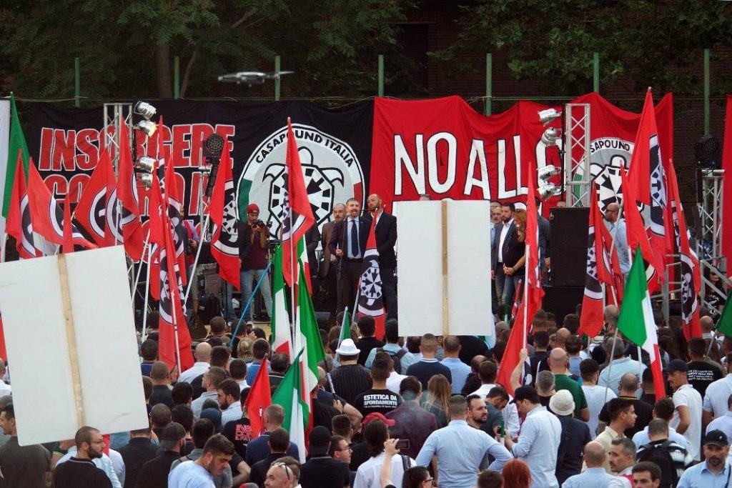 CasaPound: in cinquemila a Roma per dire no allo Ius Soli