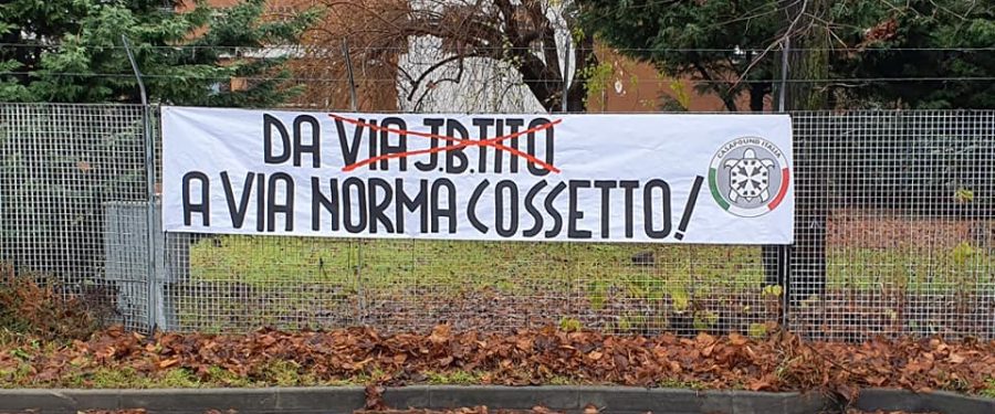 “Da Via Tito a Via Norma Cossetto”: CasaPound contro la commissione toponomastica di Reggio Emilia