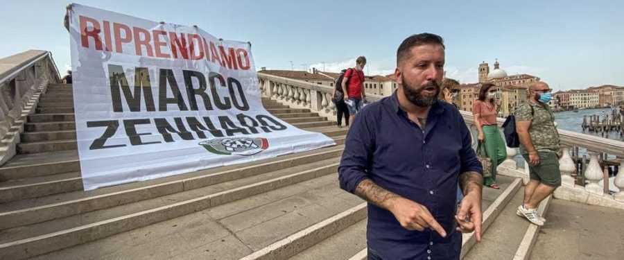 CasaPound, blitz a Venezia per chiedere che Marco Zennaro torni in Italia