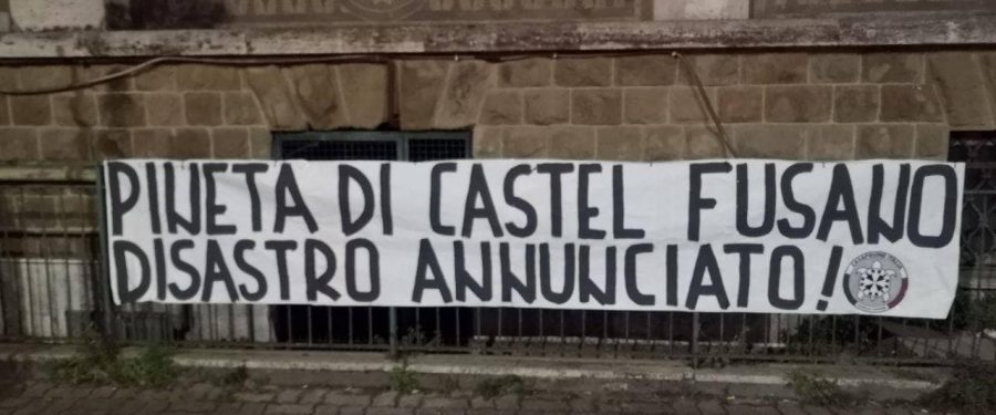 X Municipio, blitz CasaPound: “Pineta di Castel Fusano disastro annunciato!”