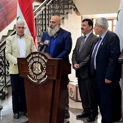 Delegazione CasaPound accolta con onori in Siria, conferma amicizia e lealtà con governo Assad