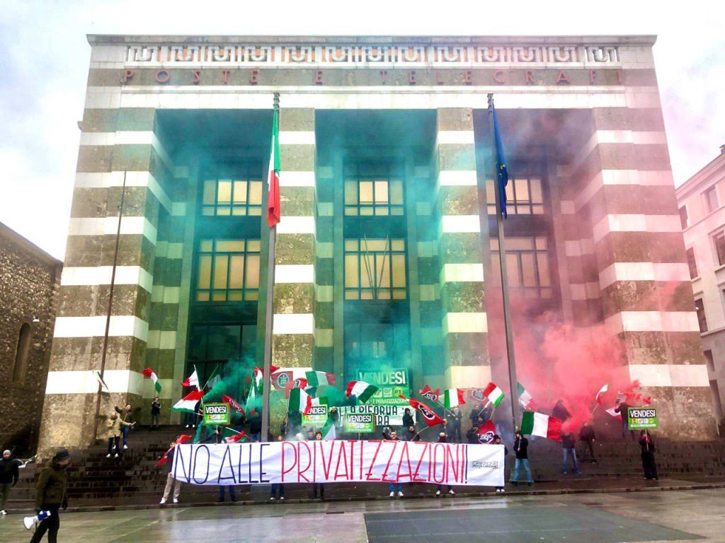 Privatizzazioni, CasaPound in tutte le piazze d’Italia per chiedere altre politiche