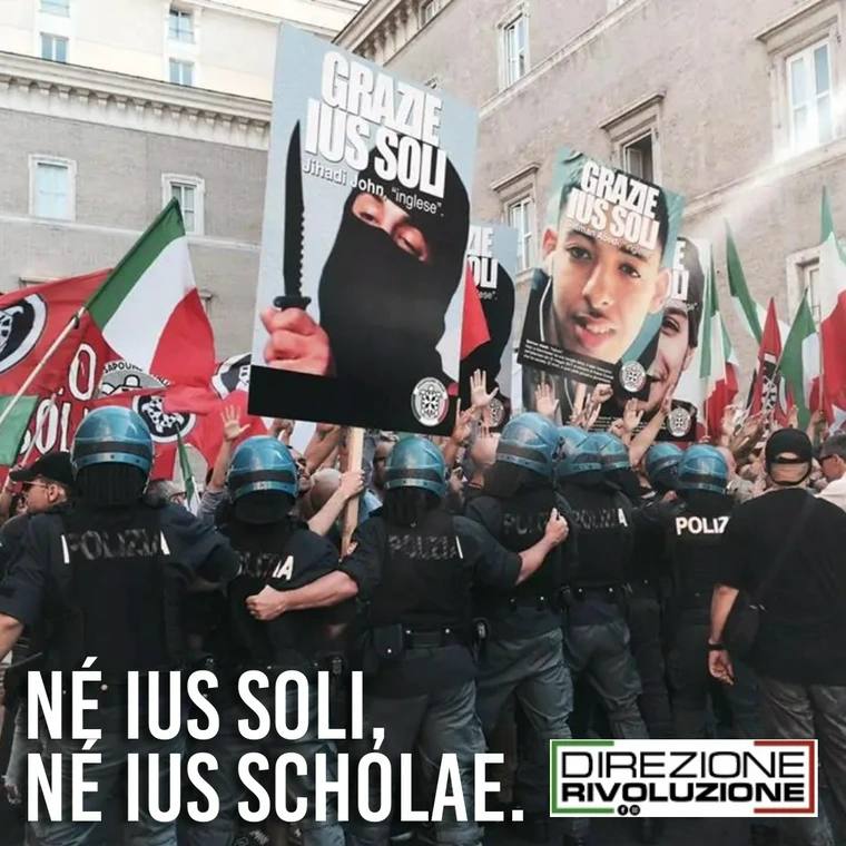 CasaPound: Ius soli? Ius scholae? Pronti a dura opposizione, anche in piazza